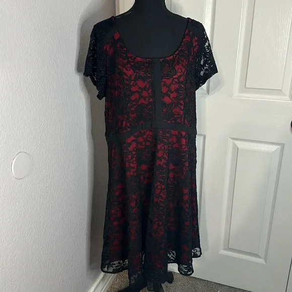 torrid | Dresses | Torrid Red And Black Lace Dress Size 4 | Poshmark torrid | Dresses | Torrid Red And Black Lace Dress Size 4 | Poshmark